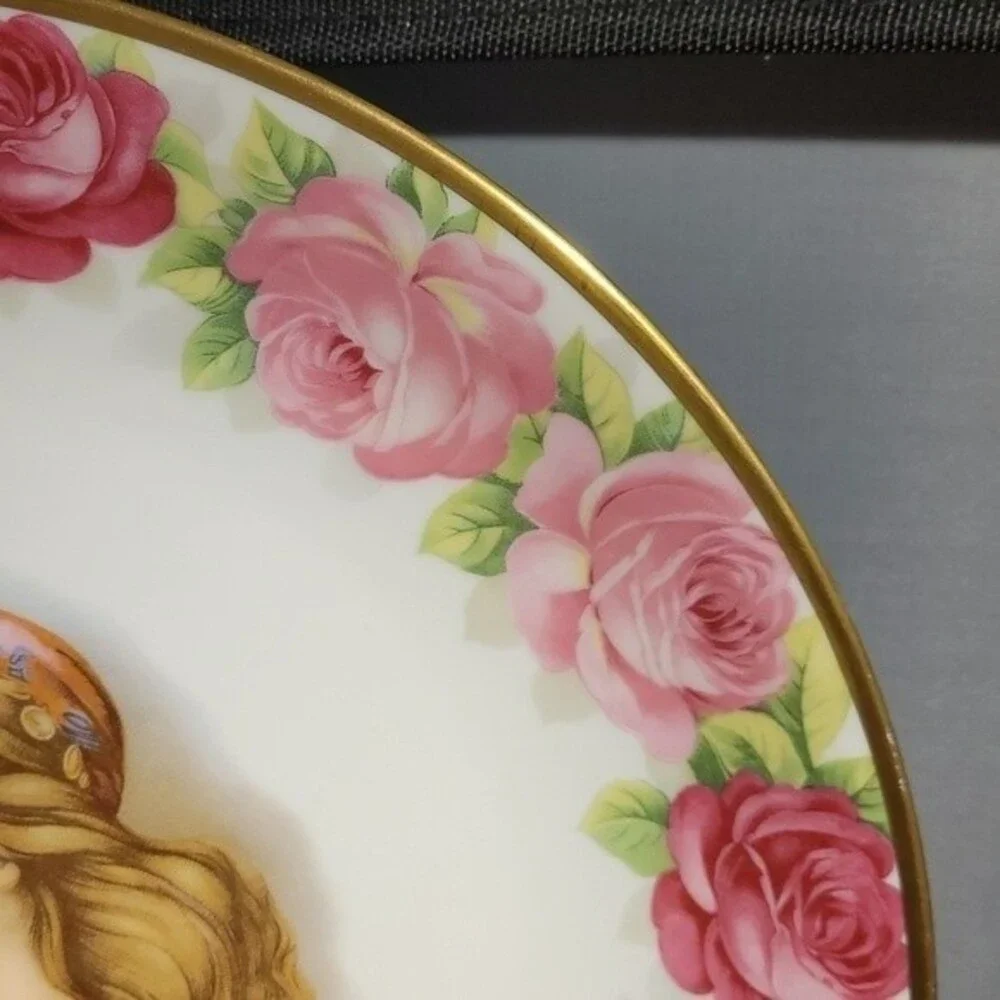 Schumann Arzberg Bavaria Portrait Rose Plate 12